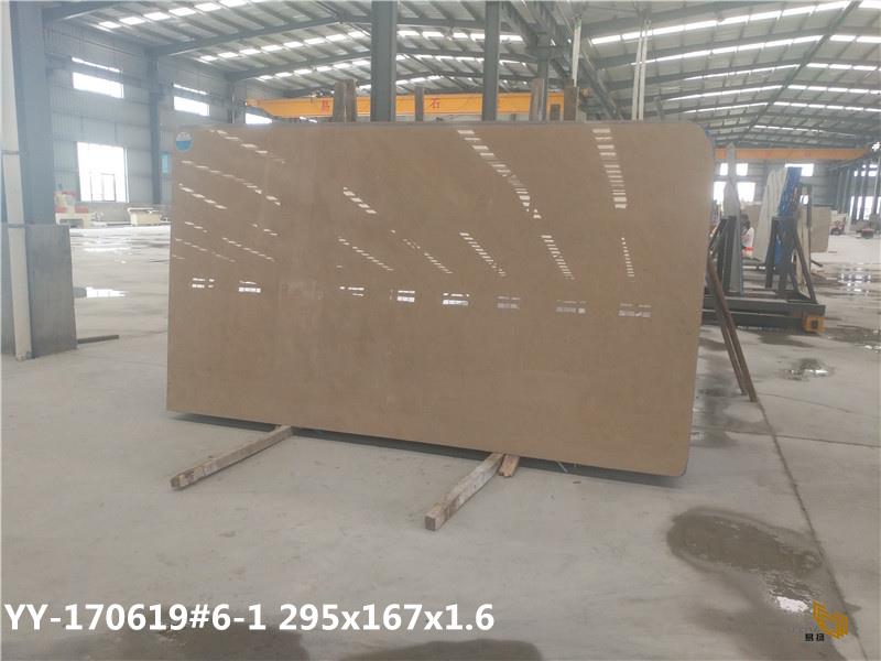 New Beige Royal Botticino Marble Slabs in Stock for Sale with Newly Cut 