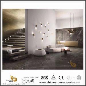 Marble Pietra gri Feuilleté Mosaïque ak Sauvegarde en pou Décoration sal de ben