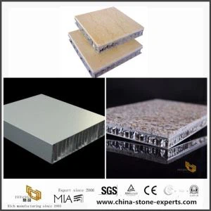 Aliminyòm abèy Panel konpoze mozayik ak Marble pou Kitchen & twalèt Design