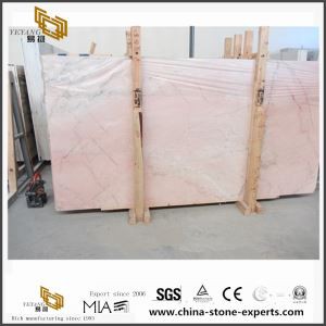 Rosa Pòtigal Marble Pou Kontwa kwizin ak nan twalèt koule ak woz Koulè