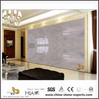 New Castro White mab wòch pou backround oswa otèl kwizin ak twalèt miray mozayik soti nan Lachin faktori