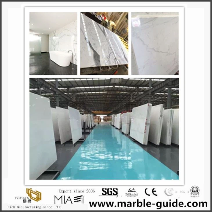 Natural Statuario White Marble Slabs Supplier
