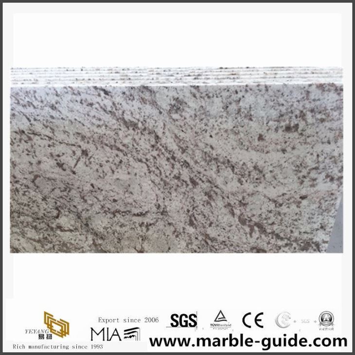 Inexpensive White Countertops, Galaxy White Granite Kitchen Counter