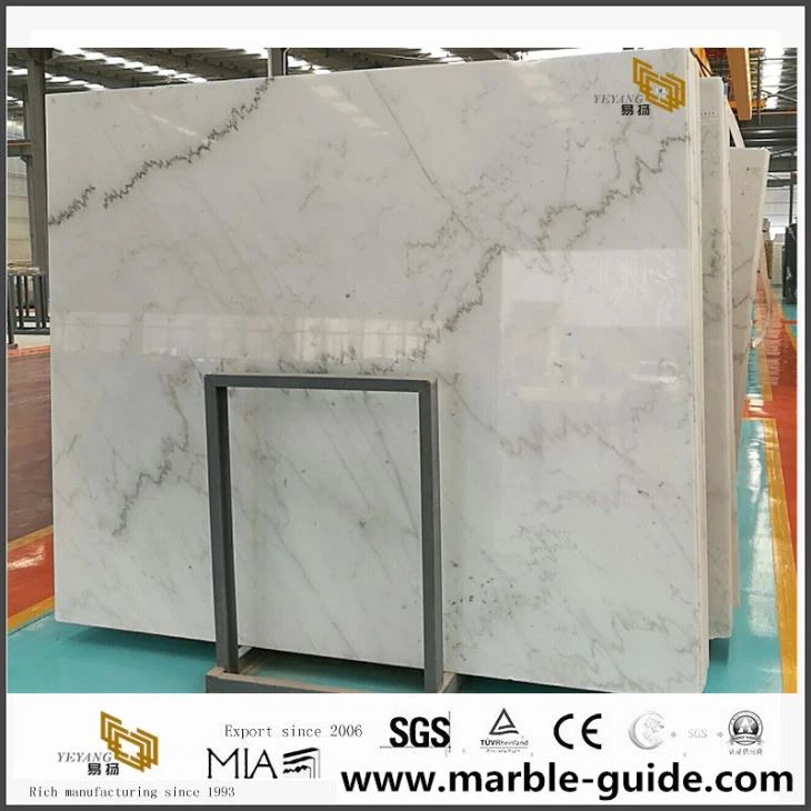 Lachin Carrara White mab dal pou Kay Depot soti nan Chinwa Marble Quarry