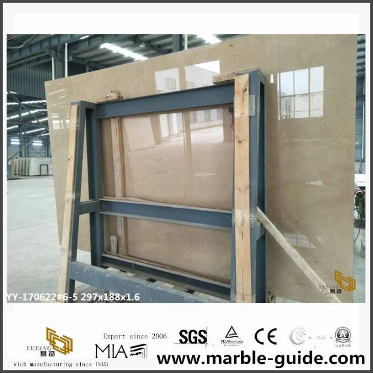 New Beige Royal Botticino Marble Slabs In Stock For Sale