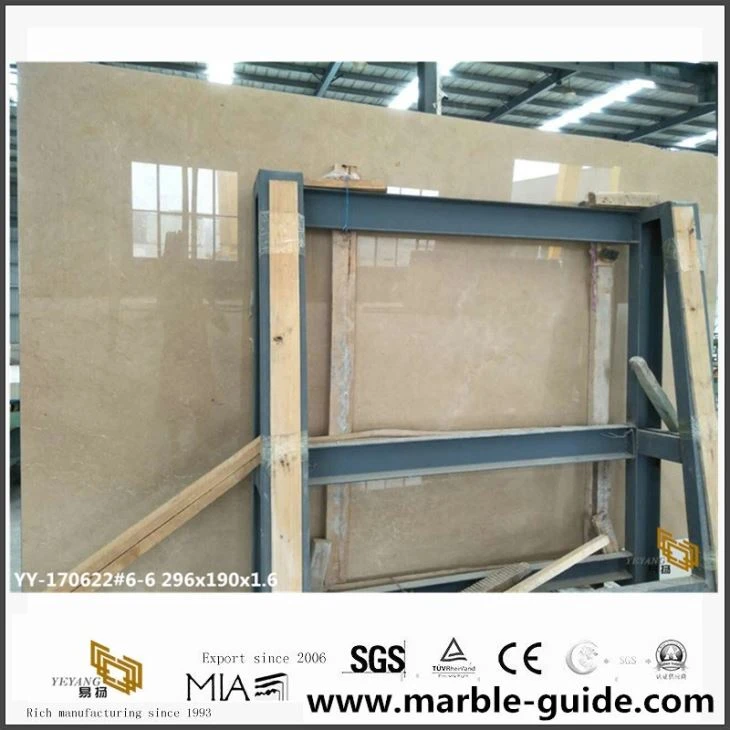New Beige Royal Botticino Marble Slabs In Stock For Sale