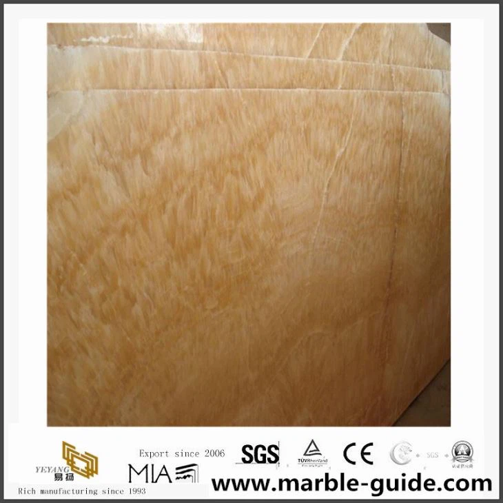 Top Surface China Yellow Honey Onyx Marble Floor Tile With Best Price