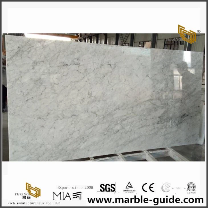 New Luxury Bianco Carrara White Marble Slab