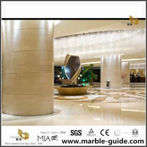 Liksye Sunny jòn & limyè Emperador Marble pou pwojè otèl
