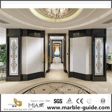 ZiYuHua Villa pwojè ak syèk Beige Stone Materyèl