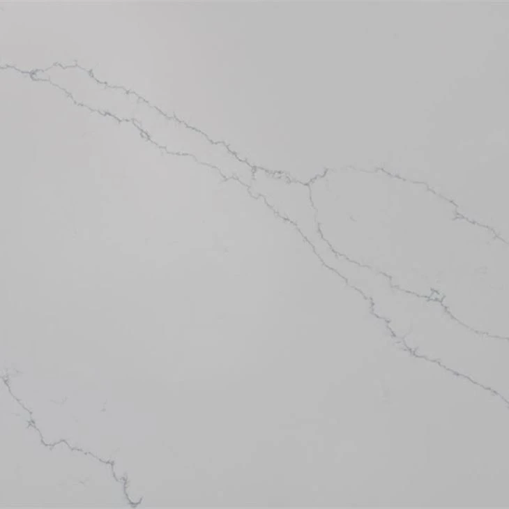 Calacatta Quartz dal blan kwats koulè YQ-301