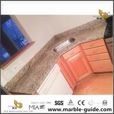 Giallo dekoratif Granite Kitchen Countertops yo