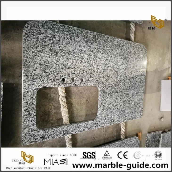 Spray White Granite Countertops