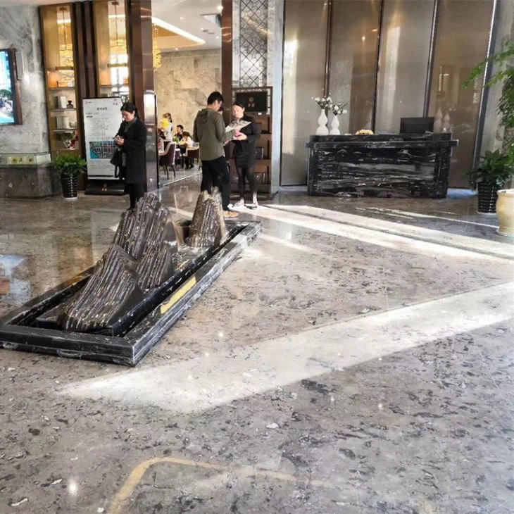 Ink Painting Marble Project for Villa Flooring