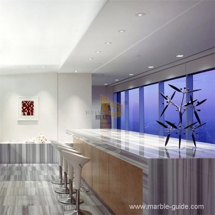 Marmara White Wood Marble For Interio Projects