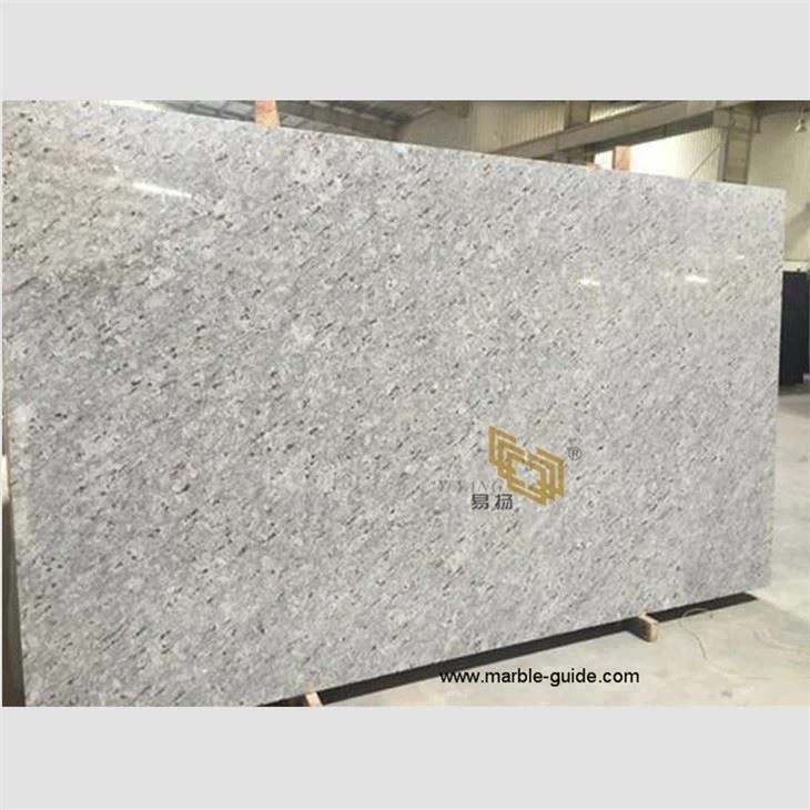Moon White Granite With White Cabinet