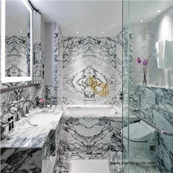Arabescato Blan Marble Slab Countertops