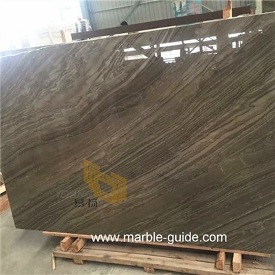 Kylin Wood Marble Ak Brown Venn Pou Floor