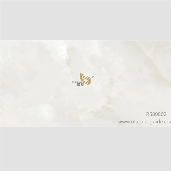 Atifisyèl Onyx Green Marble Efè Sinter Stone pou dekorasyon twalèt