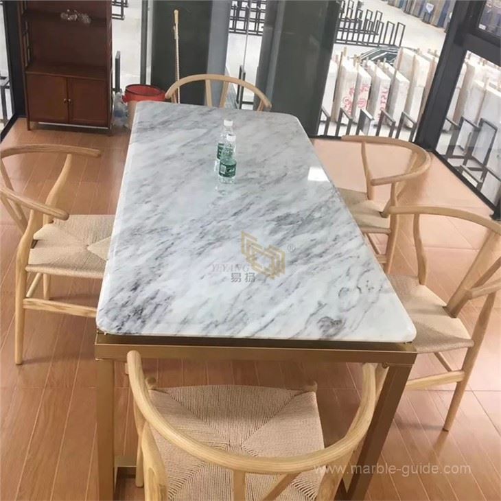 Statuario Venato White Marble Vanity Top
